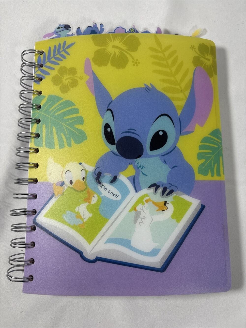 Disney Lilo and Stitch Journal Spiral Notebook Writing Journal with Tabs
